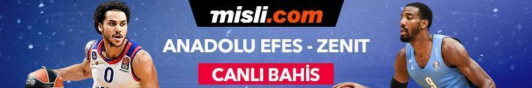 Anadolu Efes-Zenit maçı canlı bahis heyecanı Misli.comda