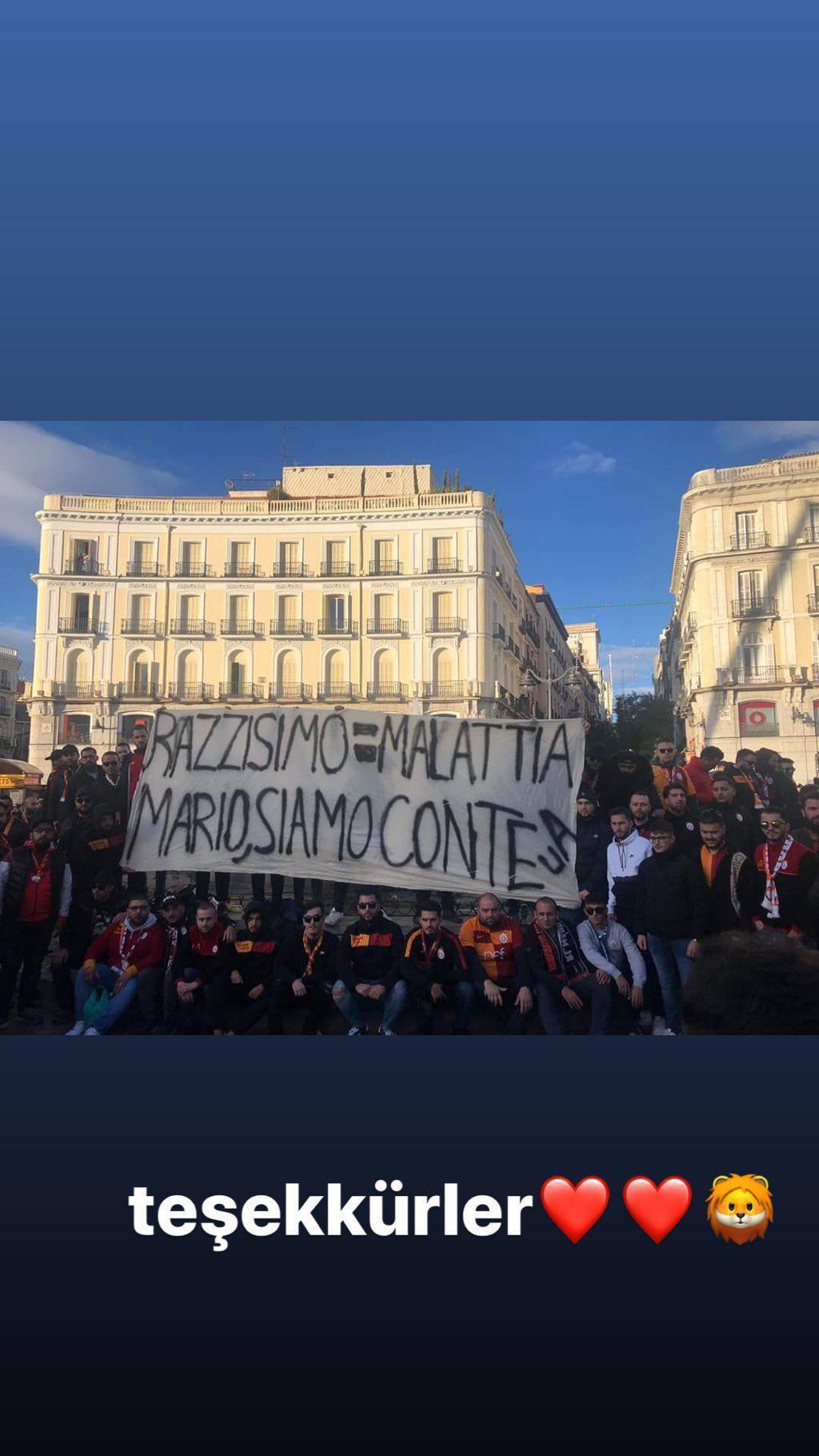 Balotelliden Galatasaray paylaşımı