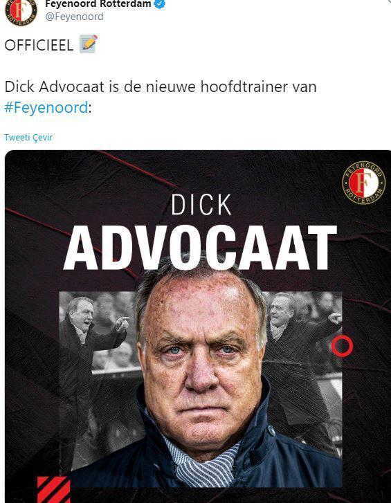 Advocaat, Feyenoord ile imzaladı