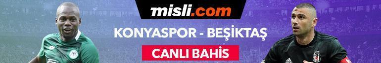 Konyaspor-Beşiktaş maçı canlı bahis heyecanı Misli.comda
