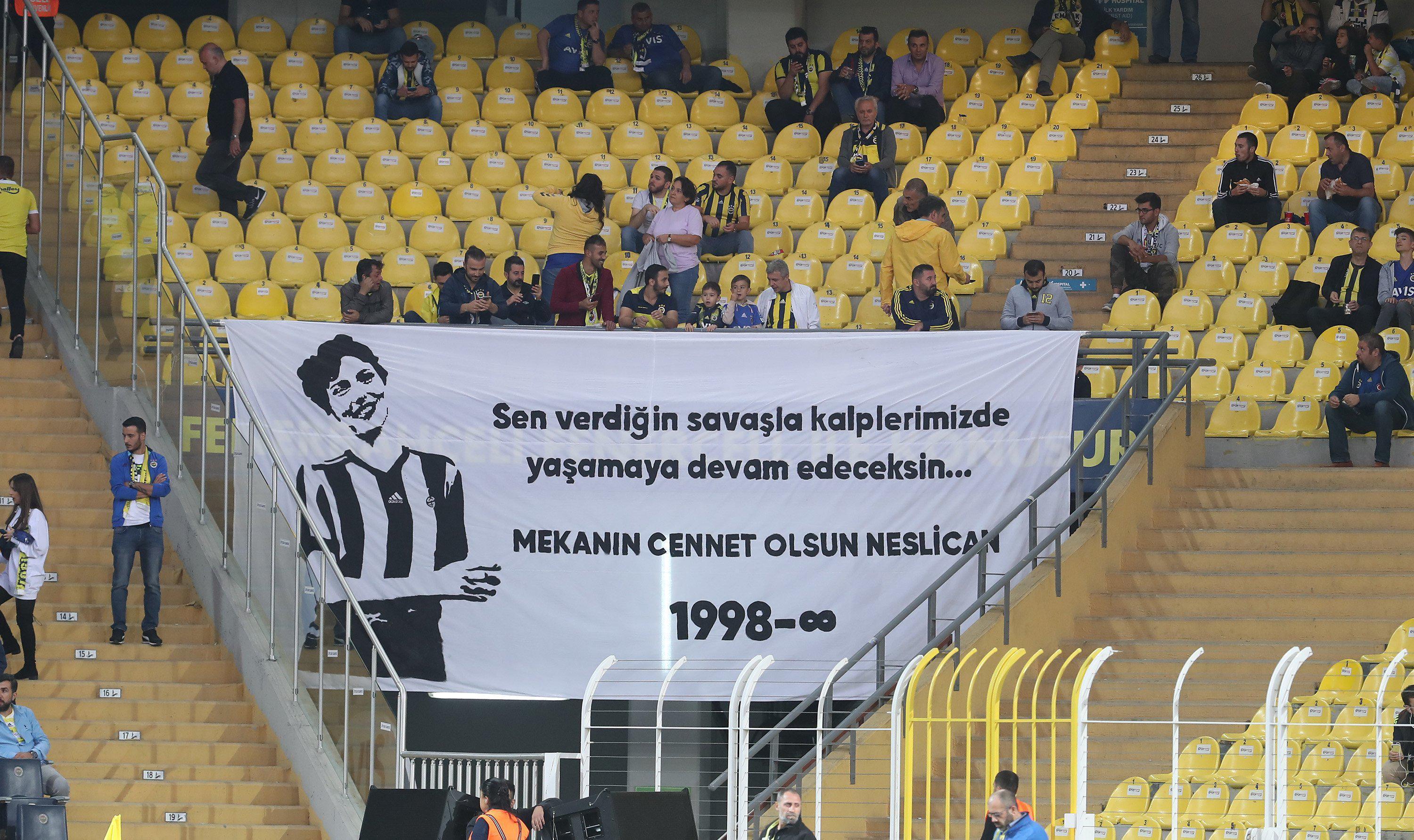 Neslican Tay, Fenerbahçe-Ankaragücü maçında da unutulmadı