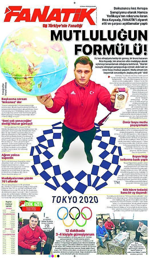 Rıza Kayaalpin yeni rotası 2020 Tokyo Olimpiyatı