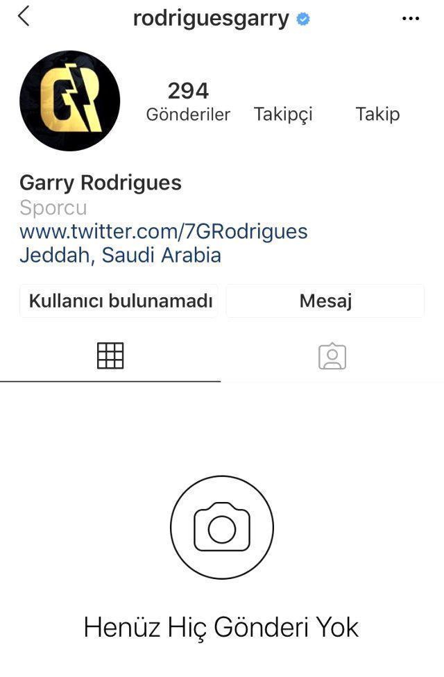 Garry Rodriguese büyük şok Galatasaraylılar Instagramını kapattırdı