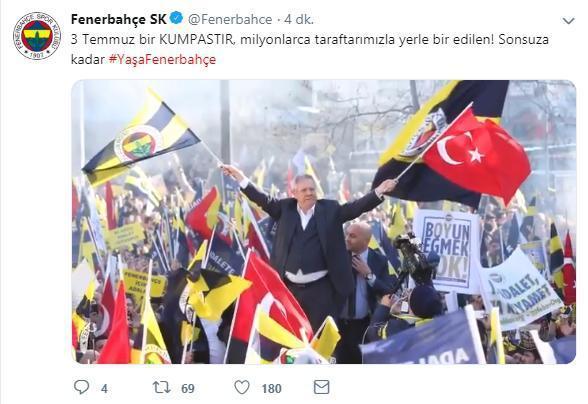 Fenerbahçe ve Trabzonspordan flaş 3 Temmuz açıklamaları