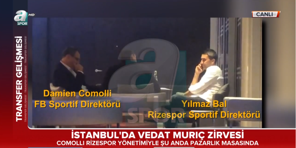 Flaş görüntü Fenerbahçe, Vedat Muriç pazarlığında