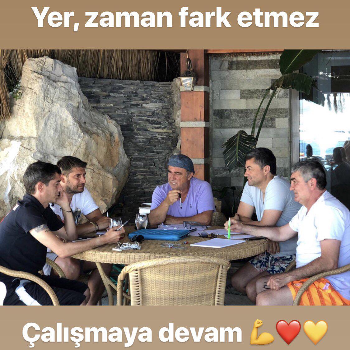 Galatasaraydan Bodrumda transfer zirvesi Fatih Terim...