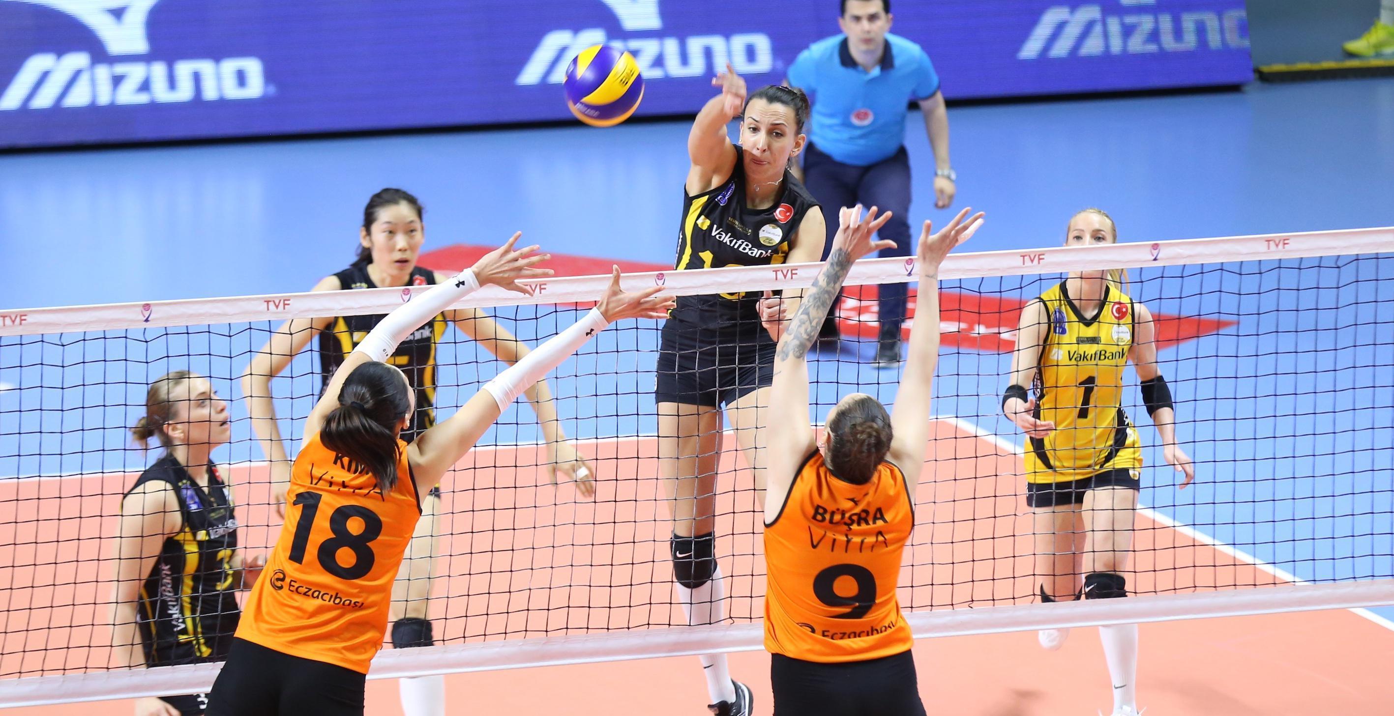 Eczacıbaşı VitrAyı deviren VakıfBanktan şampiyonluğa dev adım