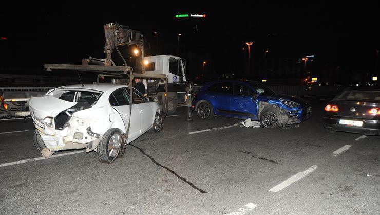 Rallici Can Çelebinin aracı hurdaya döndü