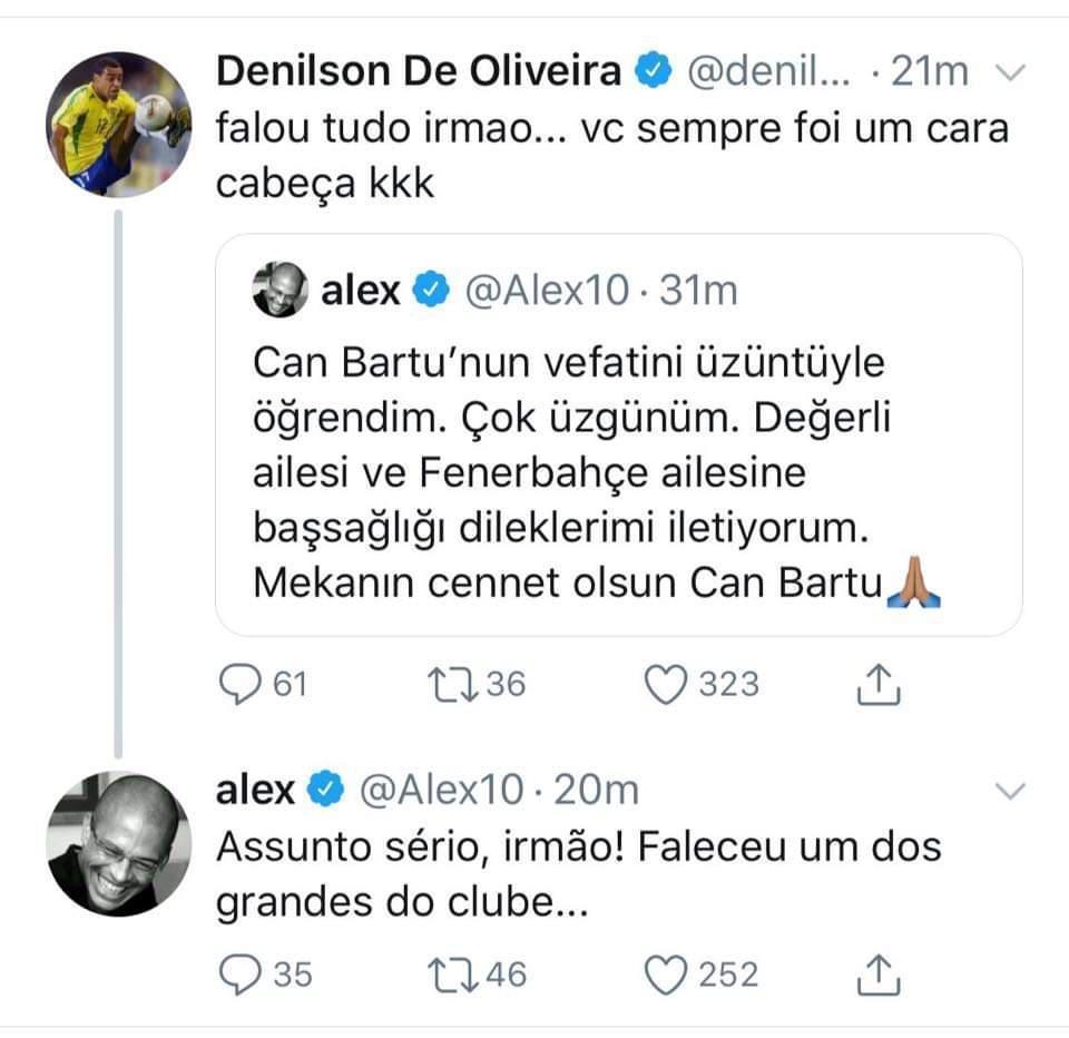 Alex De Souzadan Denilsona Can Bartu sitemi