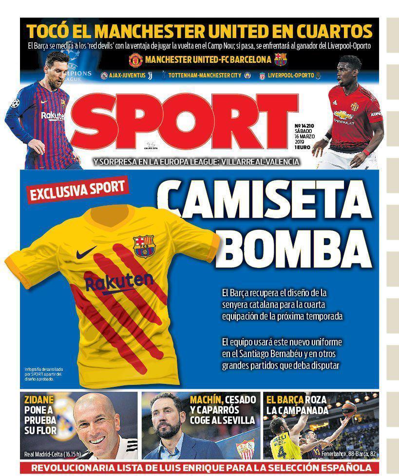 Barcelonanın yeni formasında Katalonya esintisi