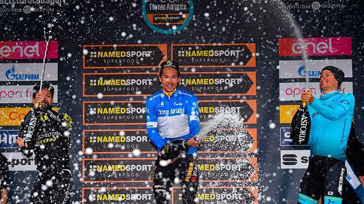 Primož Roglič, Tirreno Adriaticoyu 0,31 saniye farkla kazandı