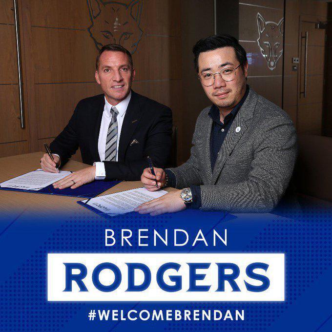 Brendan Rodgers resmen Leicester Cityde