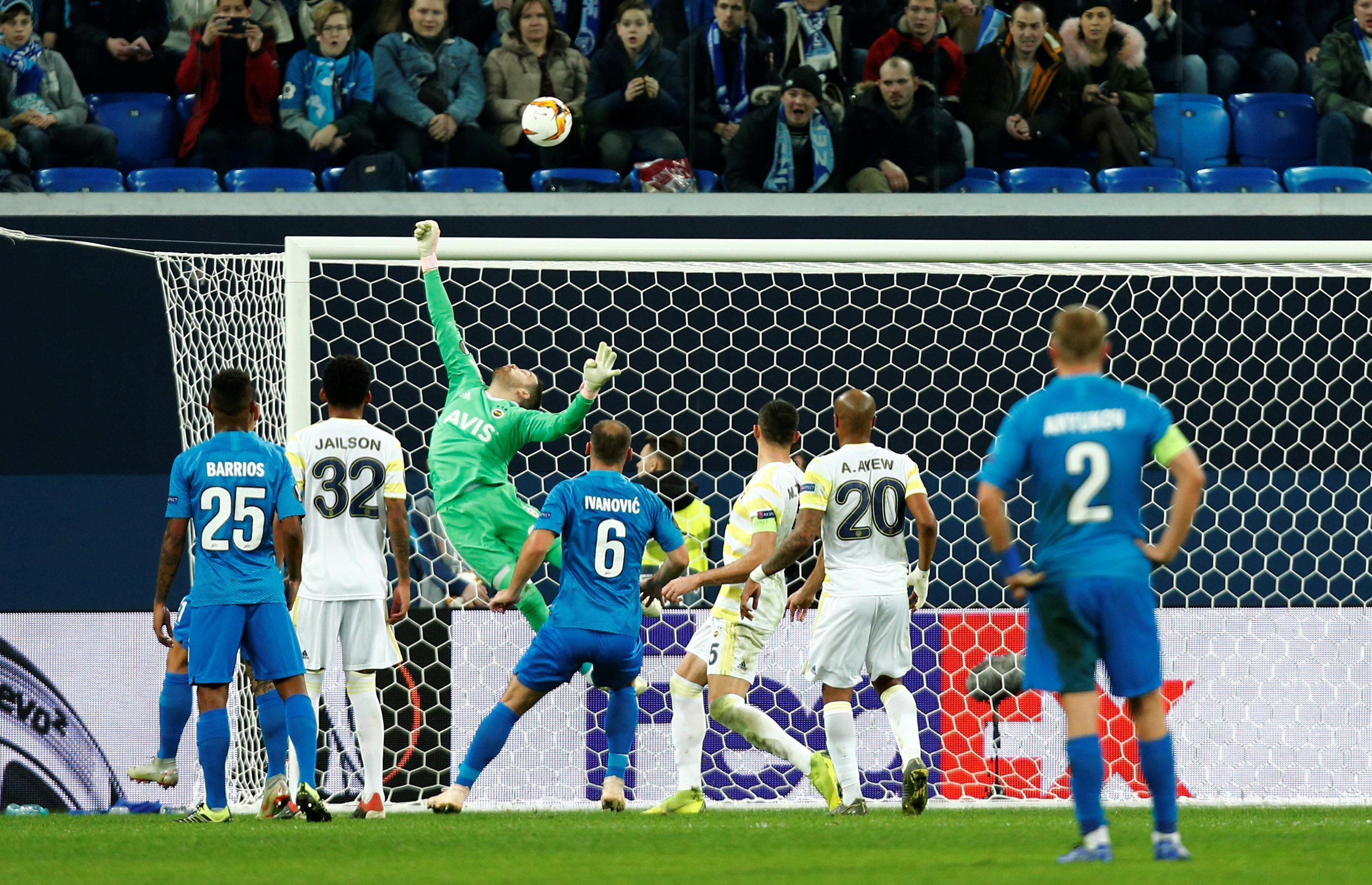 (ÖZET) Zenit-Fenerbahçe maç sonucu: 3-1