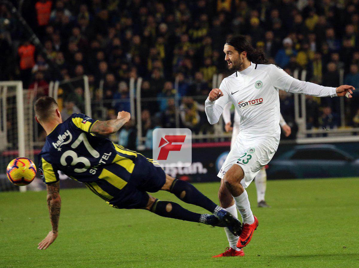 (ÖZET) Fenerbahçe - Konyaspor maç sonucu: 1-1