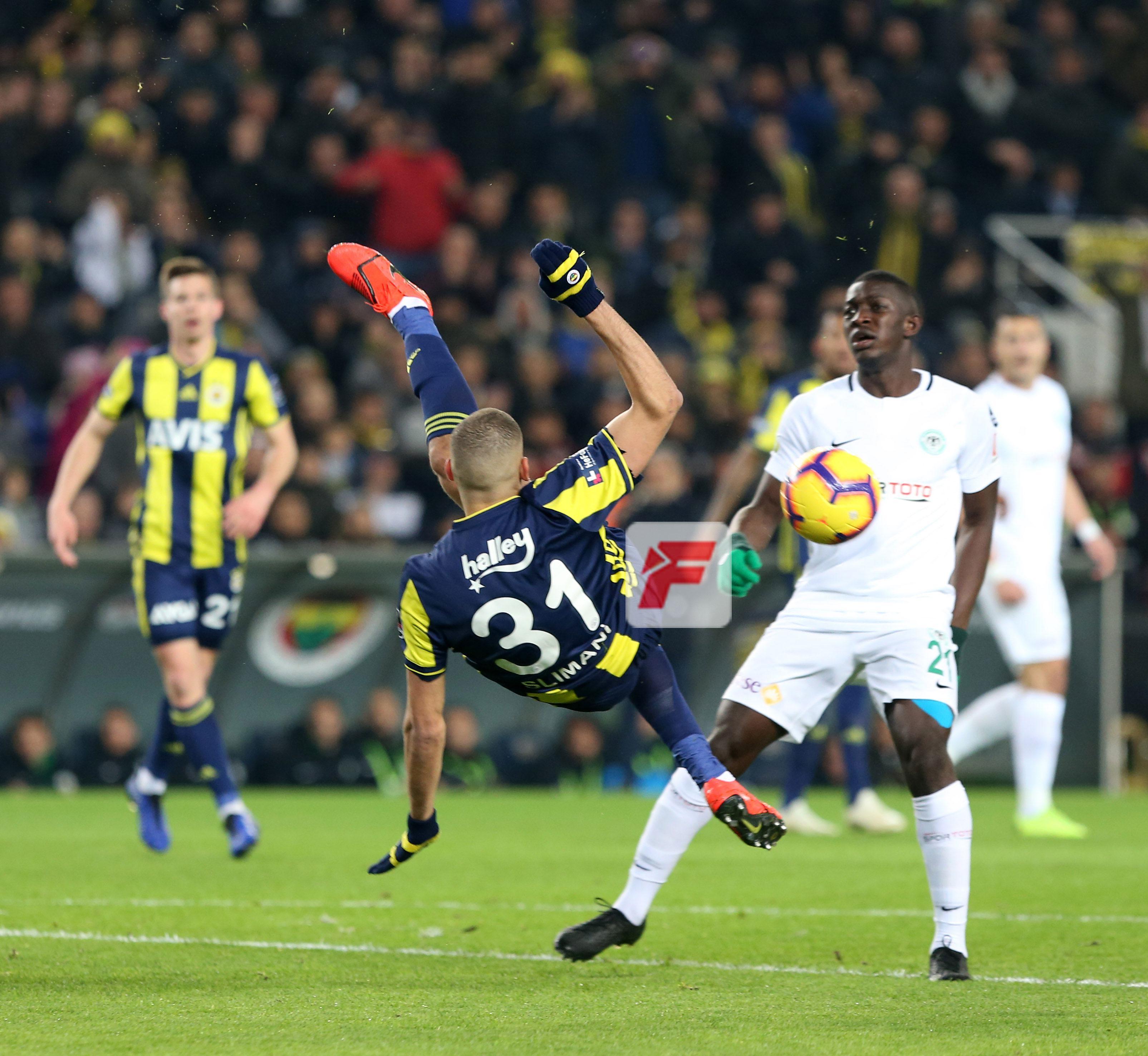 (ÖZET) Fenerbahçe - Konyaspor maç sonucu: 1-1