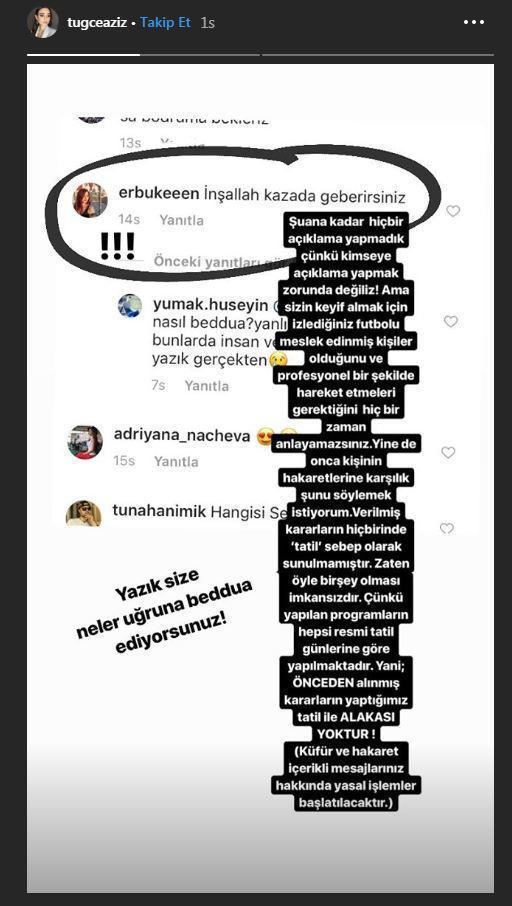 Serdar Azizin eşi Tuğçe Aziz sessizliğini bozdu