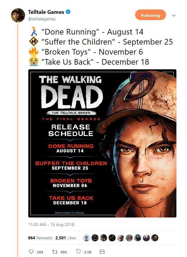 The Walking Dead: Final Sezonu dijital mağazalardan kaldırıldı