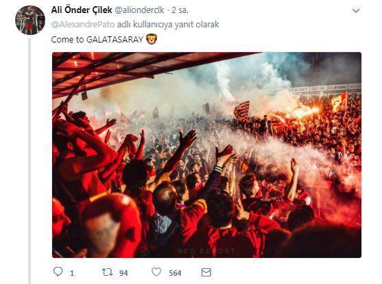 Galatasaray taraftarının Pato çılgınlığı