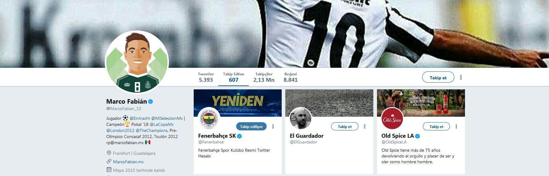 Marco Fabian, Fenerbahçeyi takibe aldı
