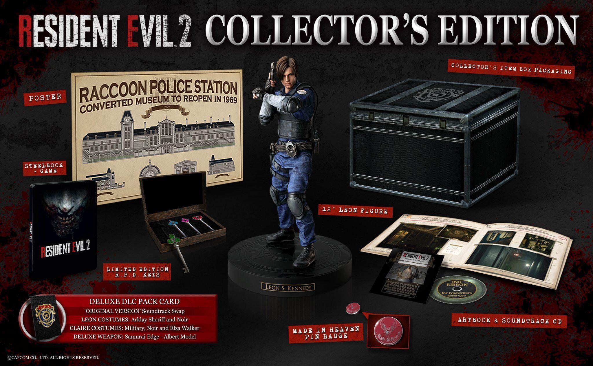 Resident Evil 2nin koleksiyoncu sürümünde adeta yok yok