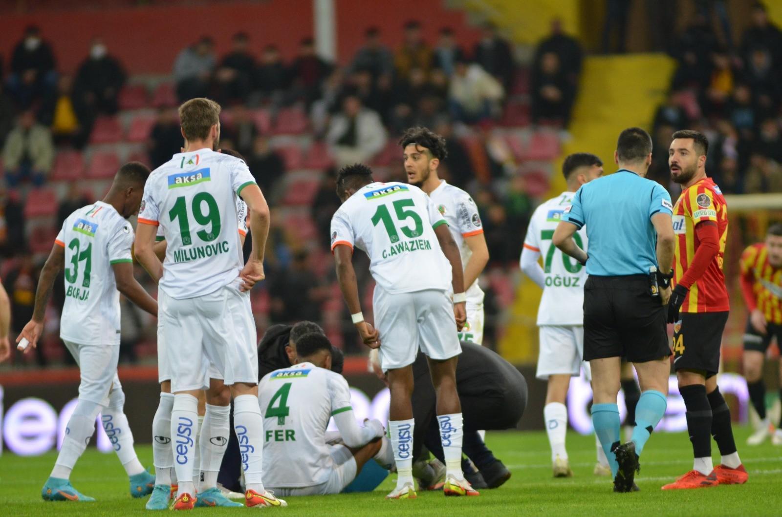 (ÖZET) Kayserispor - Alanyaspor maç sonucu: 1-2
