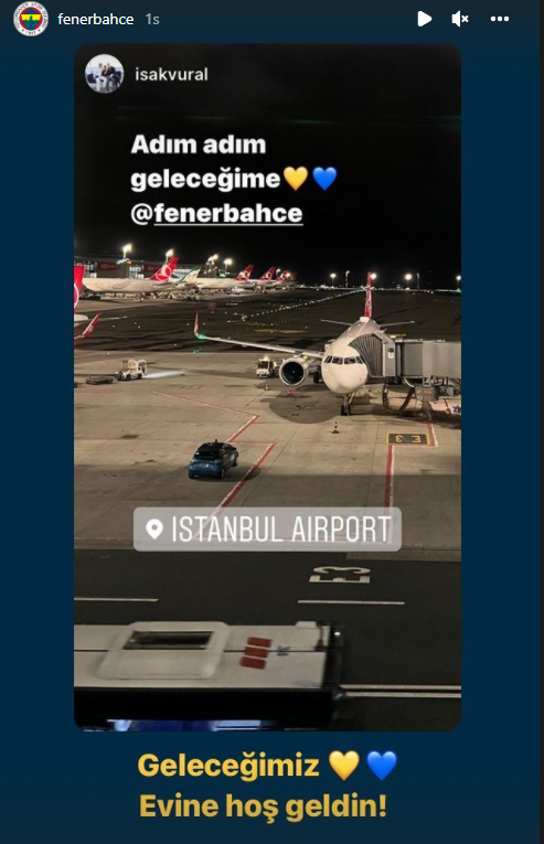 Son dakika Fenerbahçenin yeni transferi İsak Vural İstanbulda