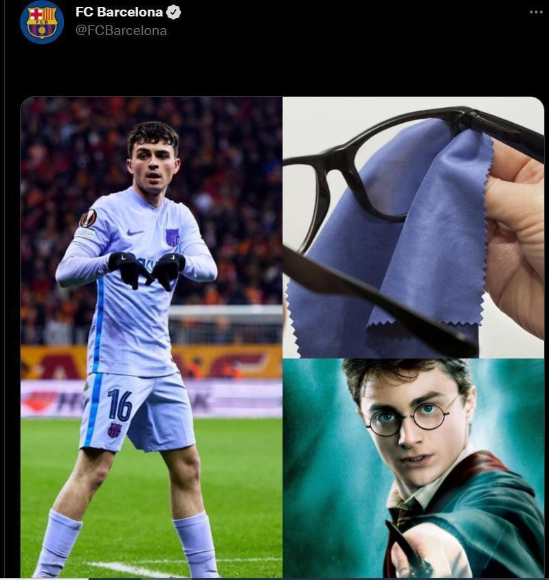 Barcelonadan, Galatasaraya ve yıldızı Kerem Aktürkoğluna gönderme Harry Potter paylaştılar...