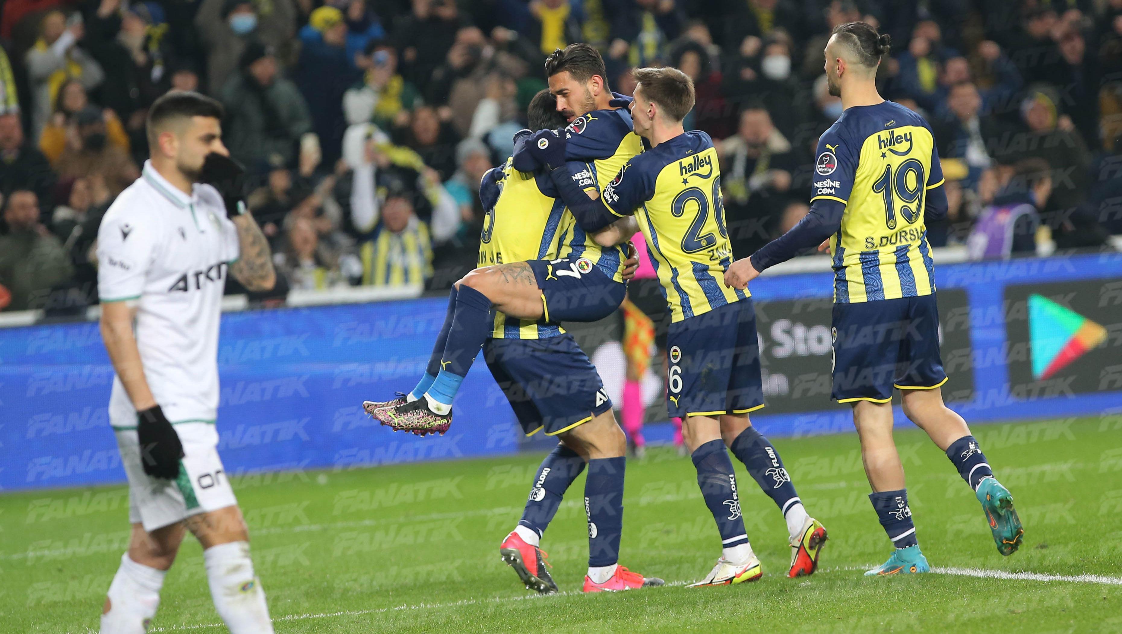 (ÖZET) Fenerbahçe - Konyaspor maç sonucu: 2-1