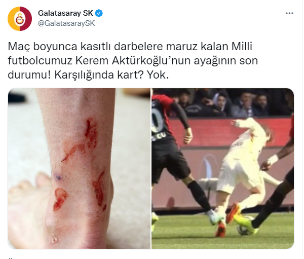 Son dakika Galatasaraydan Kerem Aktürkoğlu paylaşımı