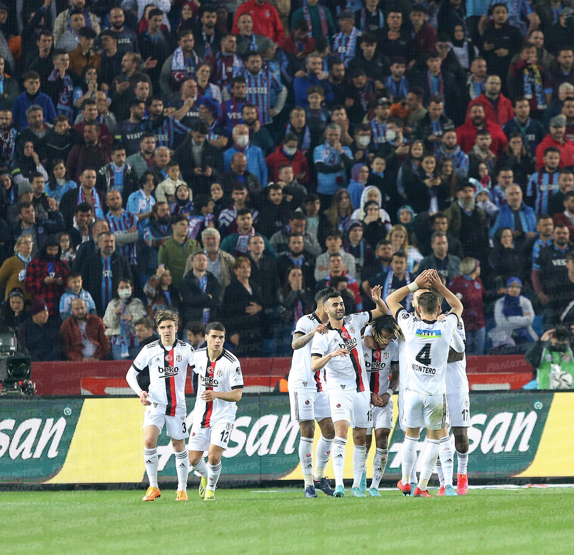 Trabzonspor - Beşiktaş maç sonucu: 1-1