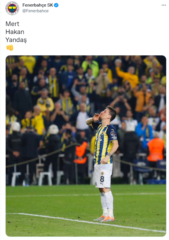 Fenerbahçeden manidar Mert Hakan Yandaş paylaşımı