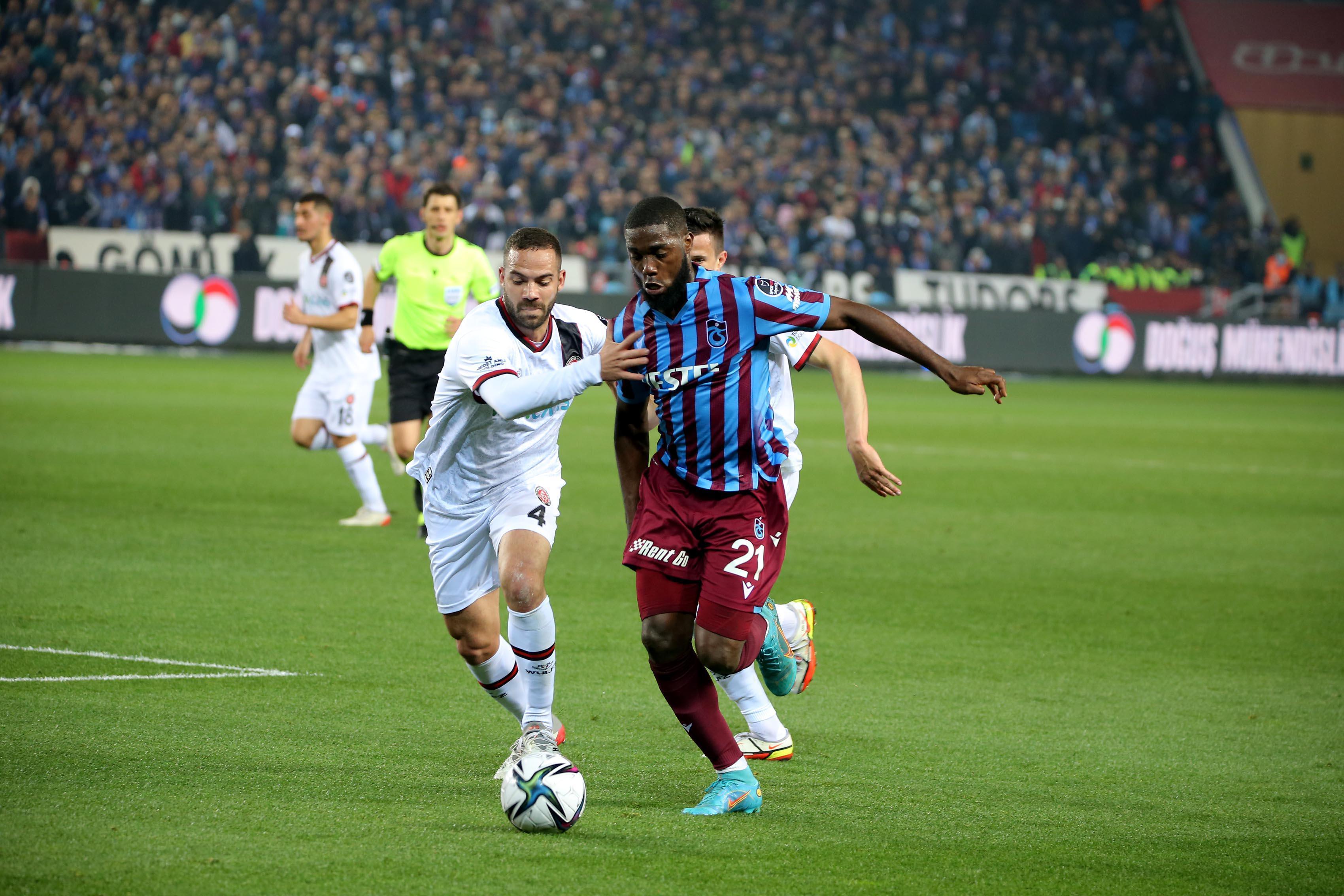 (ÖZET) Trabzonspor - Fatih Karagümrük maç sonucu: 1-1