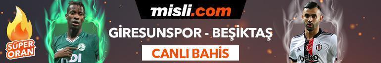 Giresunspor - Beşiktaş maçı iddaa oranları Heyecan misli.comda