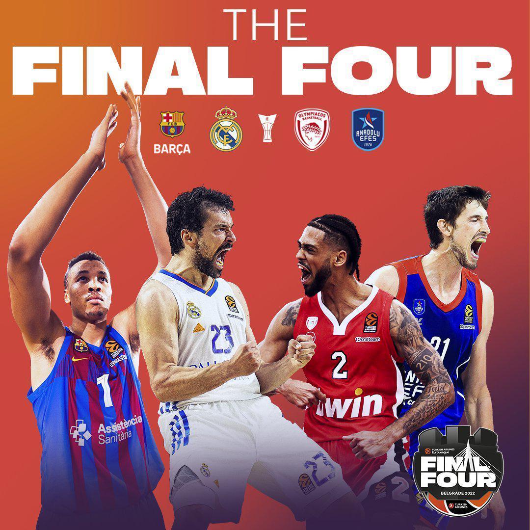 2022 Final Four ne zaman EuroLeague Final Four nerede oynanacak, hangi takımlar var EuroLeague şampiyonları...
