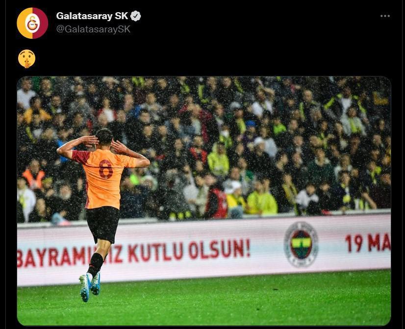 Galatasaraydan, Fenerbahçeye flaş gönderme