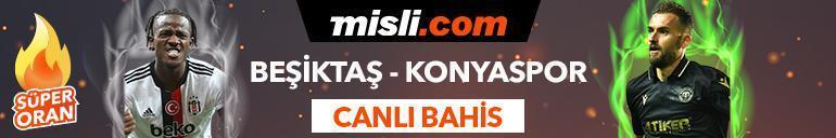 Beşiktaş-Konyaspor maçı Süper Oranla Misli.comda