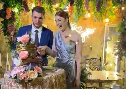 VakıfBankın milli voleybolcusu Tuğba Şenoğlu, evliliğe ilk adımı attı