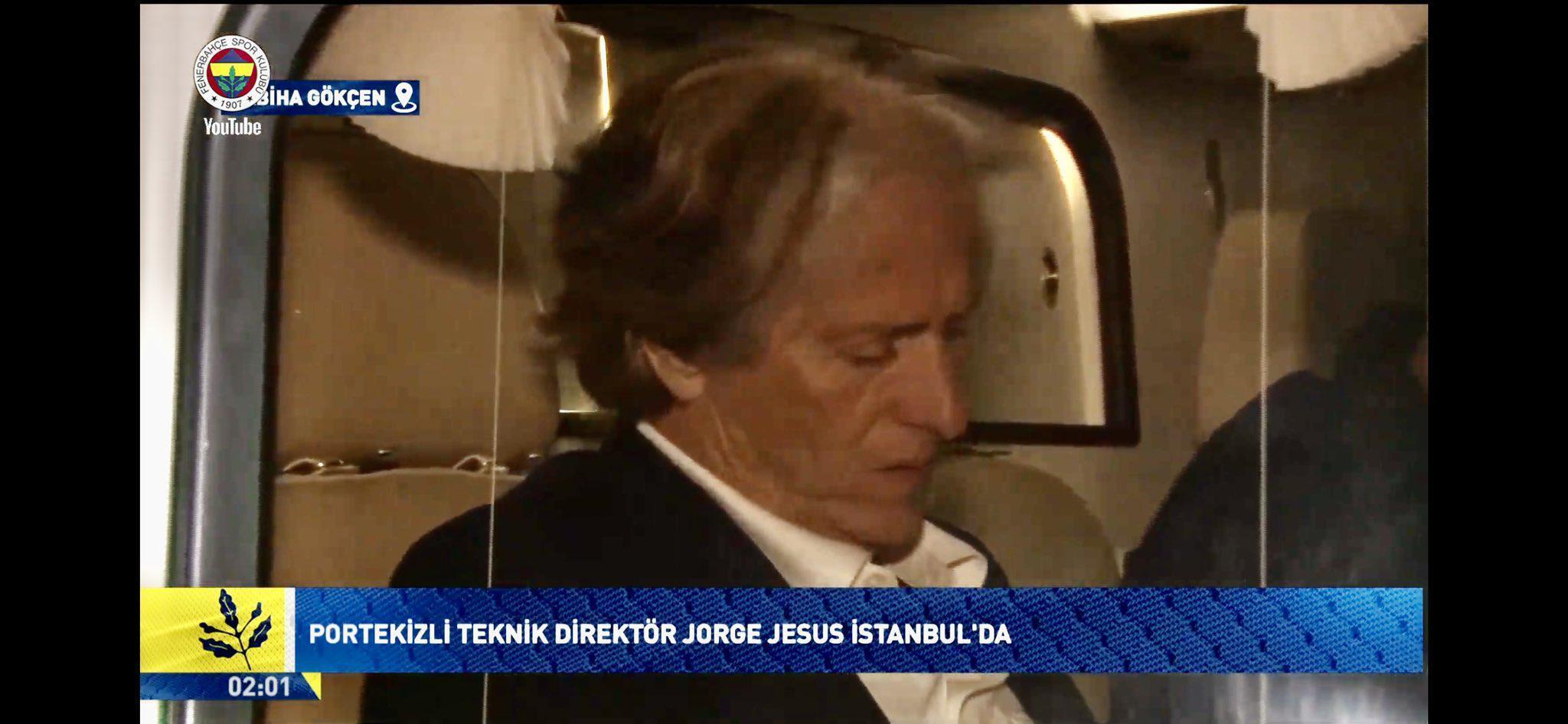 Son dakika Fenerbahçenin yeni teknik direktörü Jorge Jesus, İstanbulda