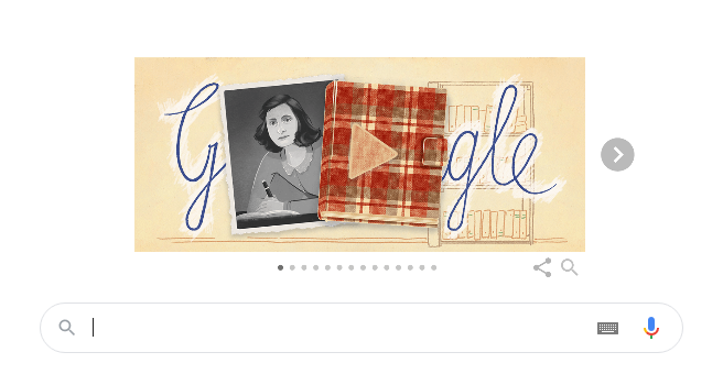 Googleın doodle yaptığı Anne Frank kimdir Anne Frank kaç yaşında, nasıl öldü Anne Frankin hayatı...