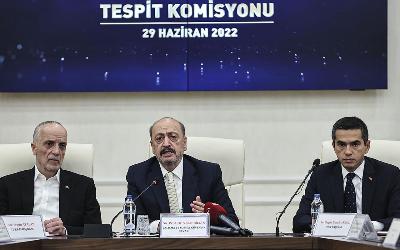 Cumhurbaşkanı Erdoğan açıkladı Asgari ücret 2022 ne kadar oldu Asgari ücret zammı açıklandı