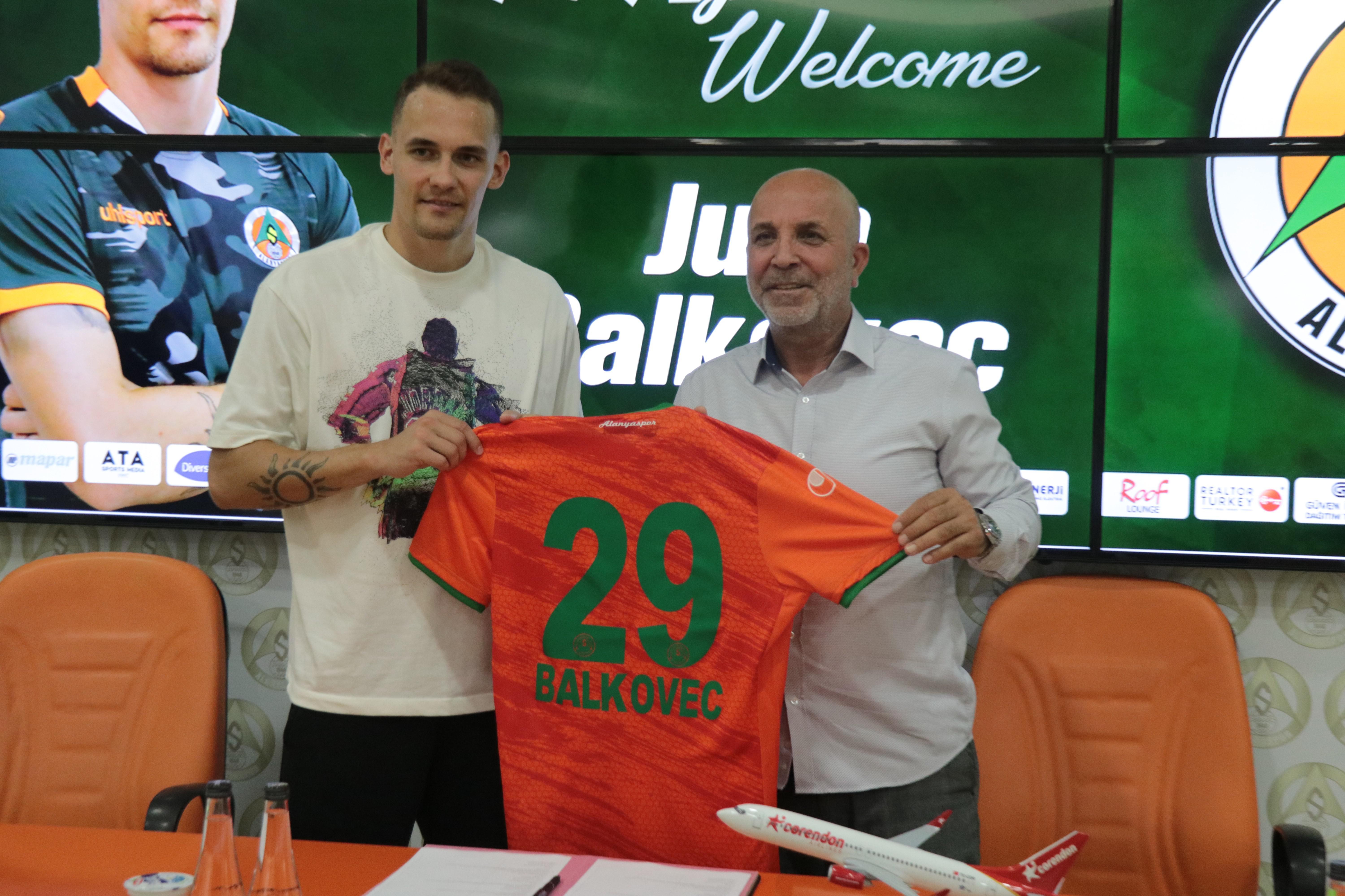 Alanyaspor, Jure Balkovec transferini açıkladı