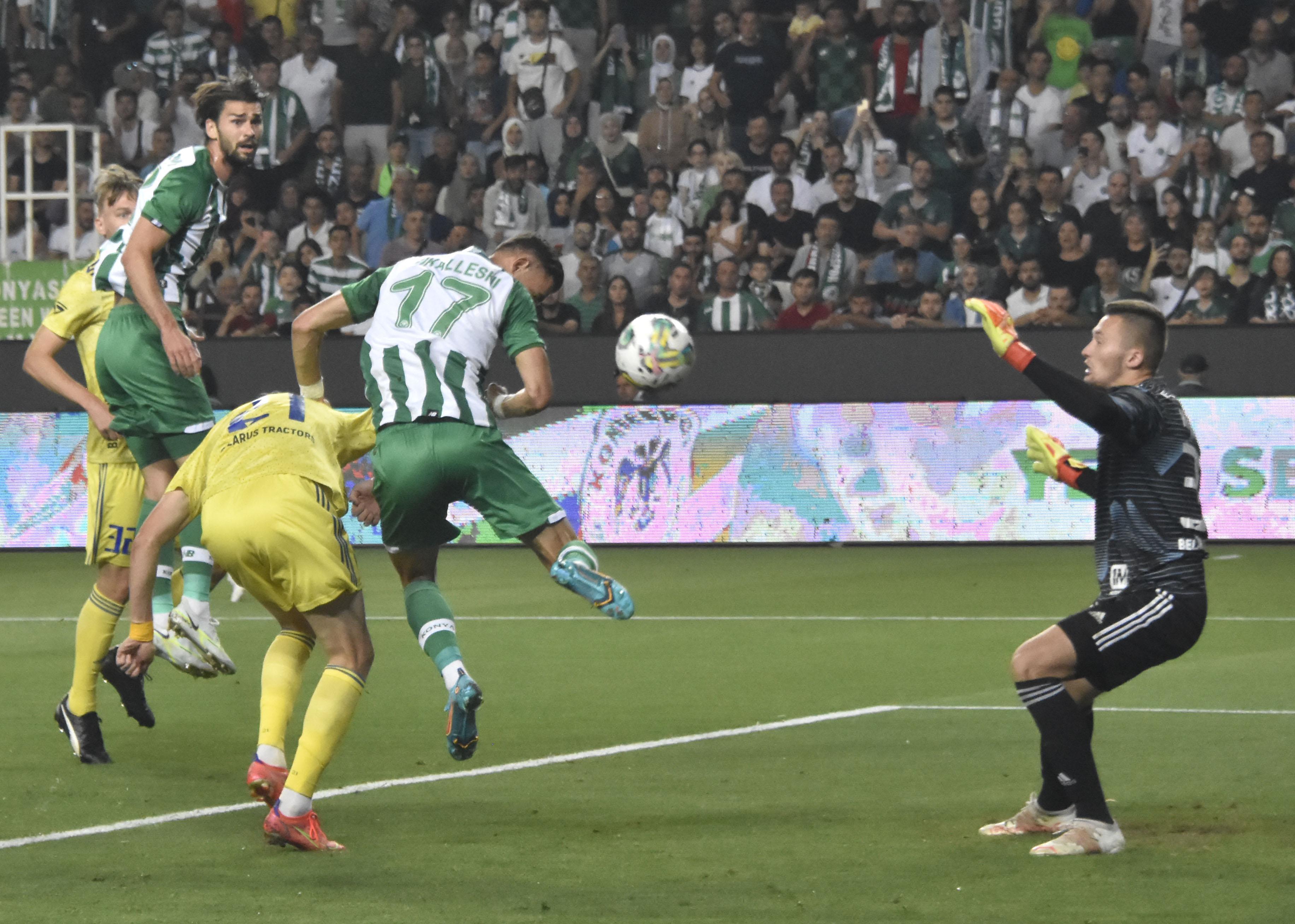(ÖZET) Konyaspor-BATE Borisov maç sonucu: 2-0