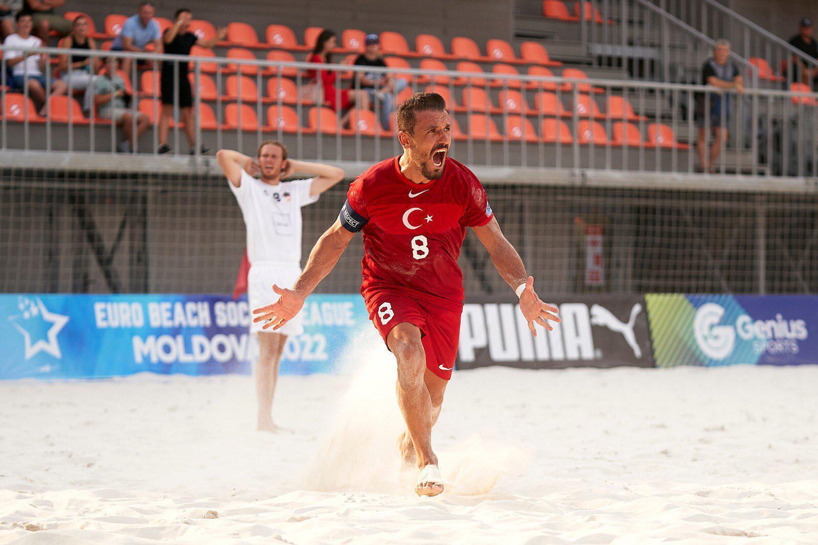 Plaj Futbolu Milli Takımı, Danimarkayı 1-0la geçti