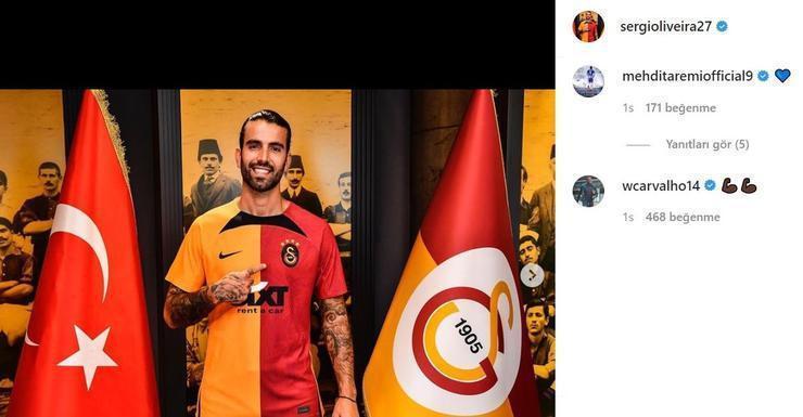 Transfer haberi: William Carvalhodan Galatasarayın paylaşımına beğeni