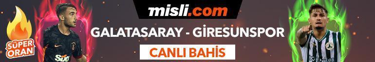 Galatasaray - Giresunspor maçı iddaa oranları Heyecan misli.comda