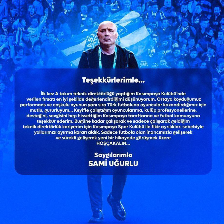 Sami Uğurlu: Türk futboluna oyuncular kazandırdığımız için gururluyum