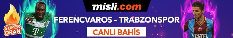 Ferencvaros - Trabzonspor maçı iddaa oranları Heyecan misli.comda