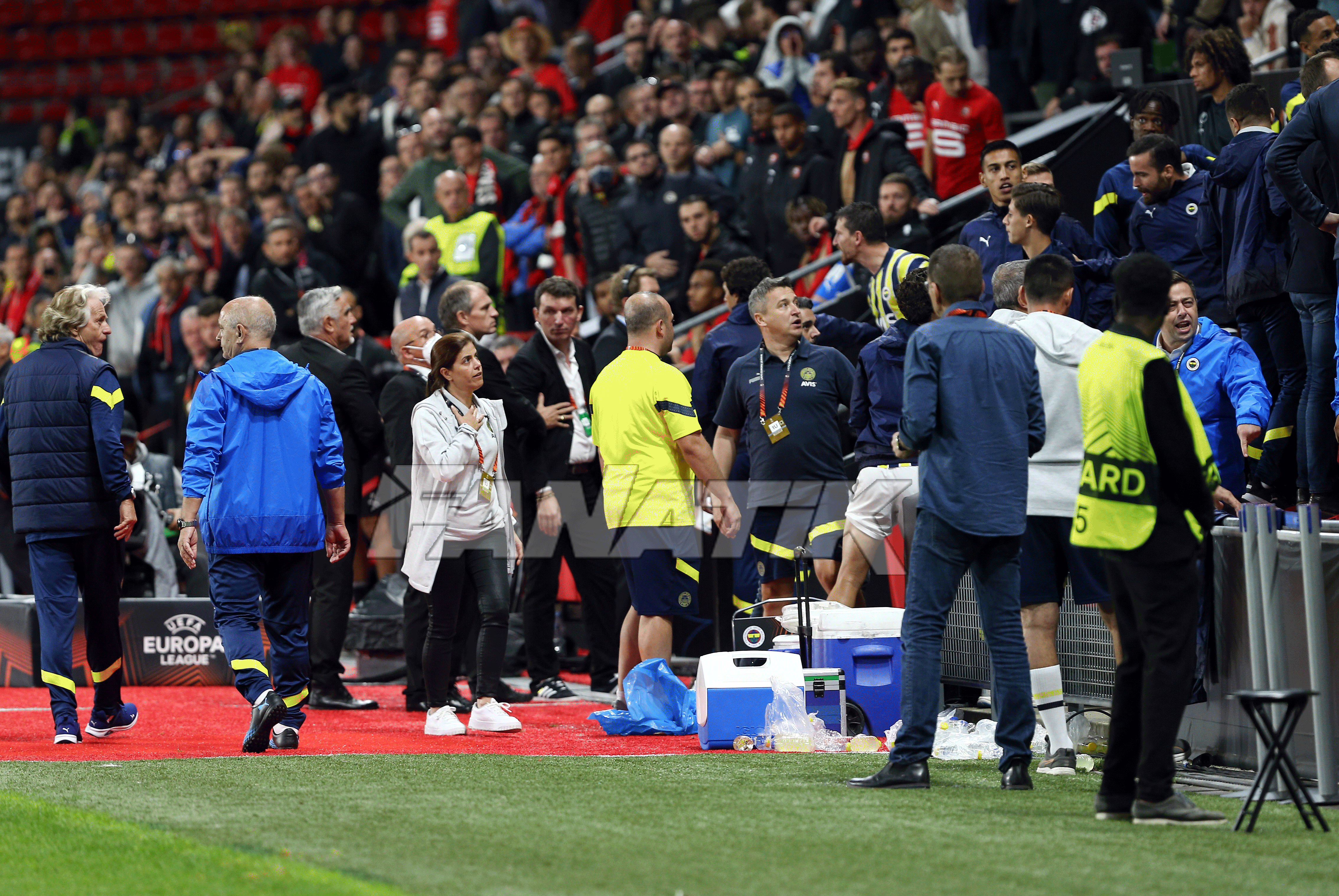 Rennes taraftarı, Jorge Jesusu çıldırttı