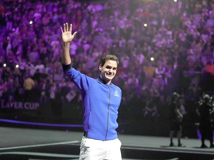 Ekselansları gözyaşlarıyla veda etti Roger Federerin duygusal anları