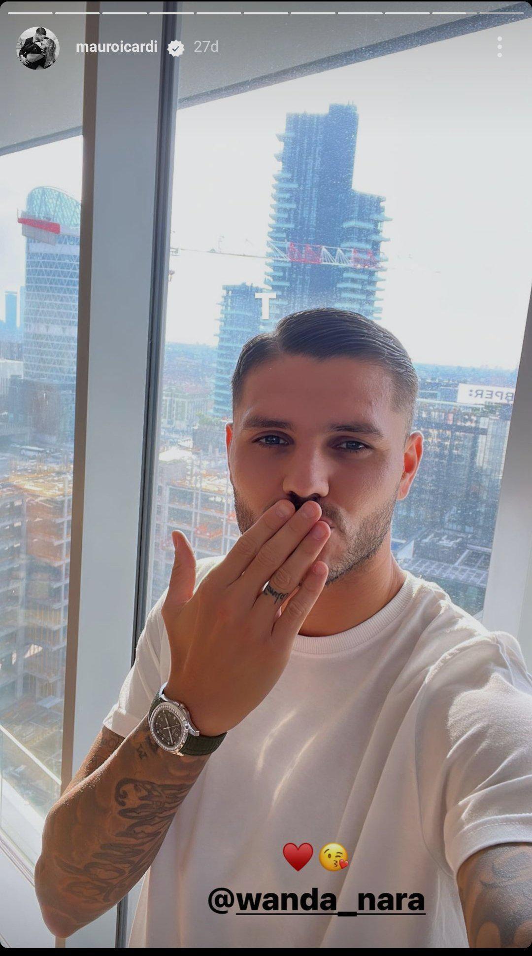 Galatasaray camiasına müjde: Mauro Icardi ile Wanda Nara barıştı